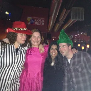 a group of people posing for a picture