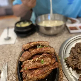 a woman eating