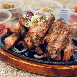 Salted baby back ribs