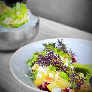 Heirloom Tomatoes Salad | @whaevaeats