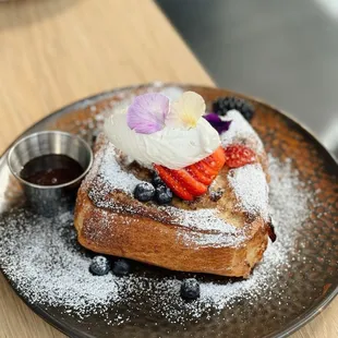 Really custardy toast