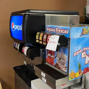 a soda dispenser