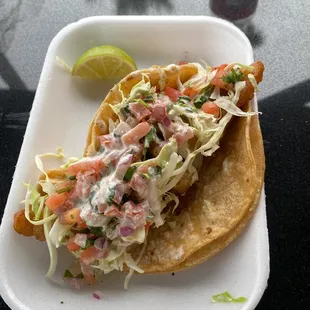 2 Fish Tacos &amp; a Medium Drink #16