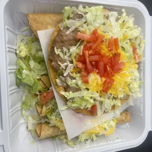 Special #3 Rolled Tacos, 1 Tostada &amp; Beef Taco