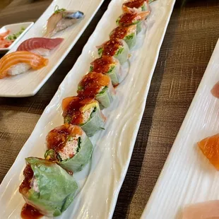 sushi and sashimi, sushi, food, sashimi