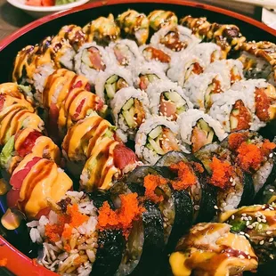 Soft Shell Crab Dream Roll Joe's Special Roll Imperial Roll Spicy Yellow Tail Roll Spicy Salmon Roll