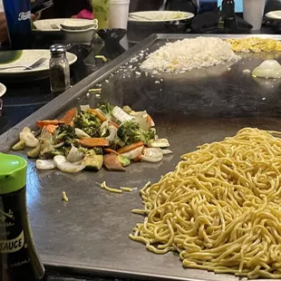 That is all the veggies for our table of 8 customers