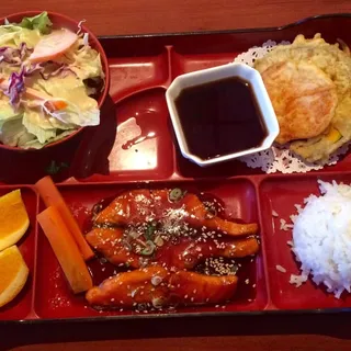 Salmon Teriyaki Bento Box