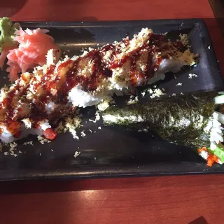 Salmon Skin Hand Roll