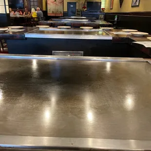 Inside restaurant