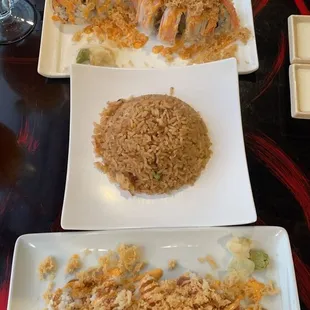 Top: Spicy Cowboy roll Bottom: Osaki roll Both were amazing!!
