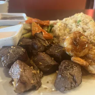 Hibachi Steak and Shrimp