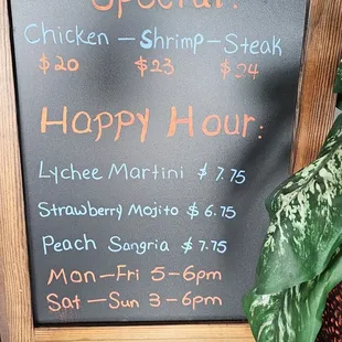 4.27.2024 Early Burd Hibachi 3-6pm/ Happy Hour