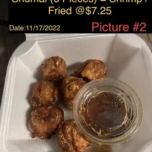 Shumai, Shrimp, Fried, Appetizer, 6 Pieces, Kyoto Restaurant