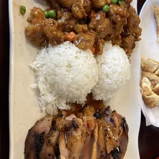 Teriyaki Chicken and General Tsao Chicken combo