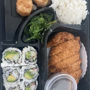 Chicken katsu bento