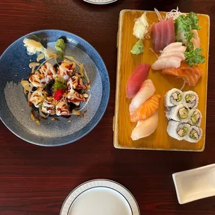 Sushi sashimi combo
