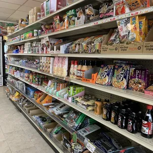a variety of food items