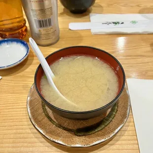 Clam miso soup