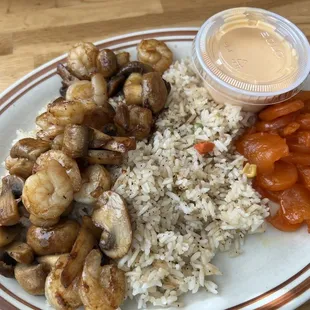 Hibachi Shrimp &amp; Shrooms