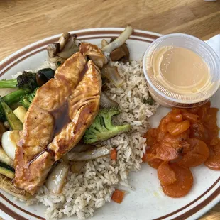 Salmon with Mixed Veggies