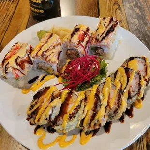 Indy roll and kotoyama roll