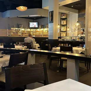 sushi and sashimi, interior