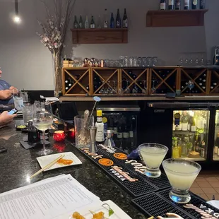 The bar in the Kotta Sushi Bar!