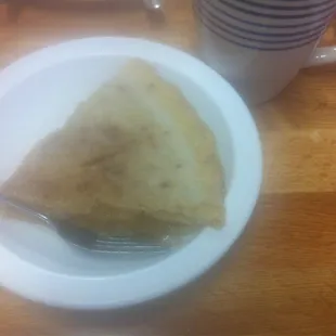 Homemade apple pie. Delicious!