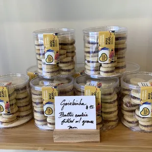 a display of cookies