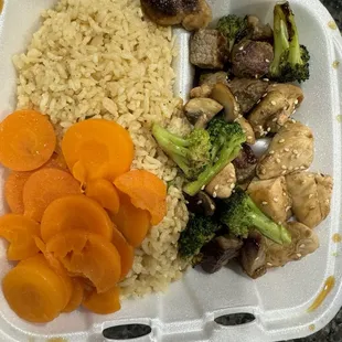 Steak and chicken combo