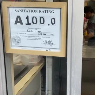 Drive thru window 100