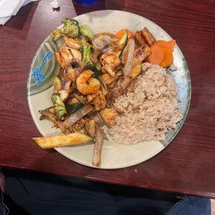 Chicken &amp; shrimp Hibachi