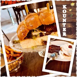 Beef sliders, Parmesan fries, &amp; mom&apos;s chocolate pie