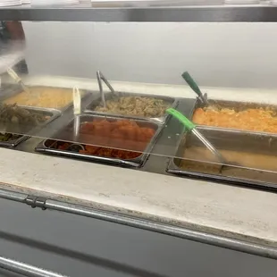  a variety of food items