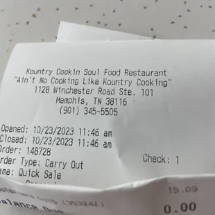 Ain't no cooking like Kountry Cooking!