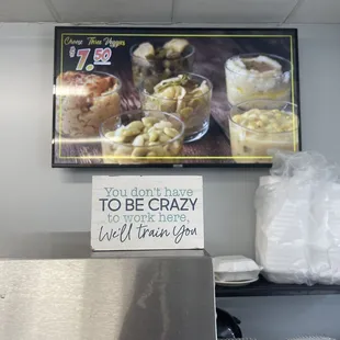 They will train you for their kind of crazy here. They are all actually really nice people.