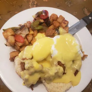Fried Chicken Benedict
