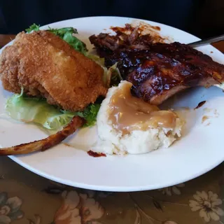 BBQ Baby Back Ribs & Chicken