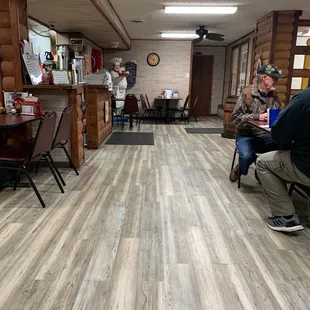 a man sitting at a table