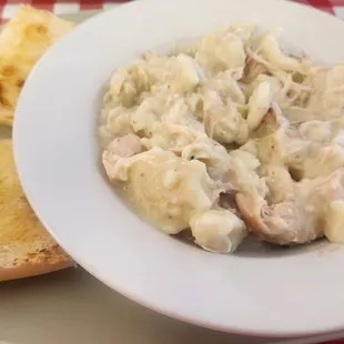 a plate of food on a table