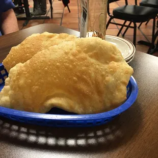 Sopapillas! Biggest we e ever seen!!