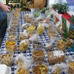 Don't forget to check out the snack smorgasbord.