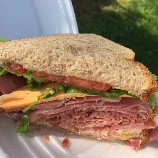 Country Ham Sandwich--they do not skimp on the meat!!