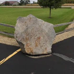Gotta love a rock shaped like Wisconsin!