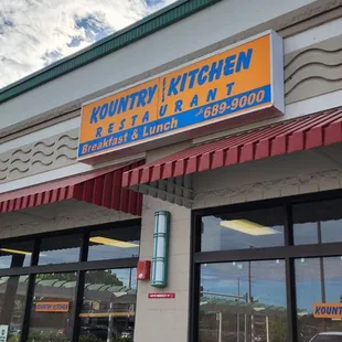 the front of the restaurant