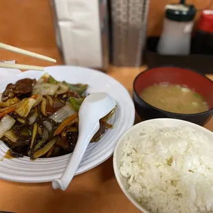 Subuta Set $17 (2022). It supposed to be sweet and sour pork. It was sour salty smells strange fried pork instead.