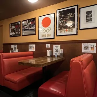 Inside dining in the back