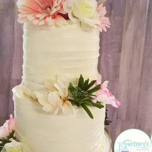 2 tiered Bridal Shower cake