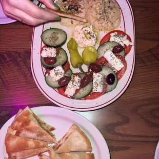 get the meze plate and literally anything else on the menu, you won&apos;t be disappointed!